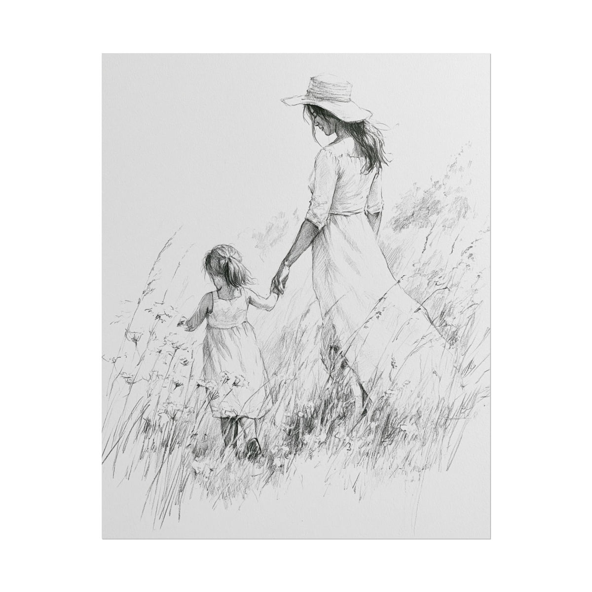 Mother Daughter Wall Art