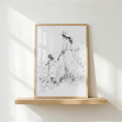 Mother Daughter Wall Art
