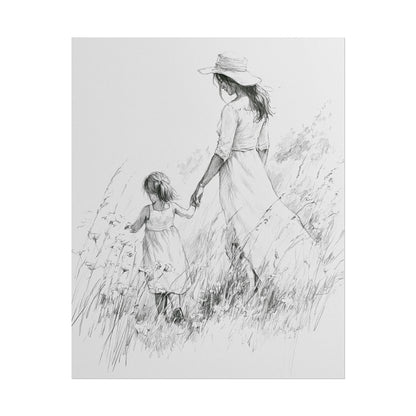 Mother Daughter Wall Art