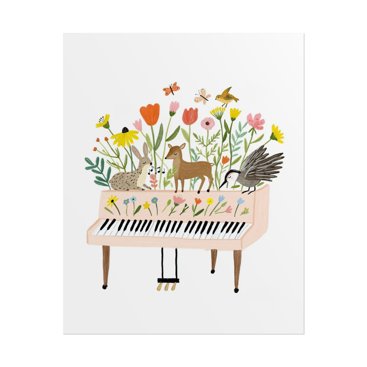 Woodland Animal Piano