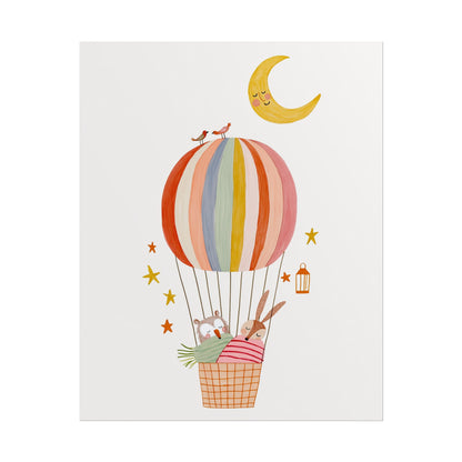 Woodland Sleepy Hot Air Balloon