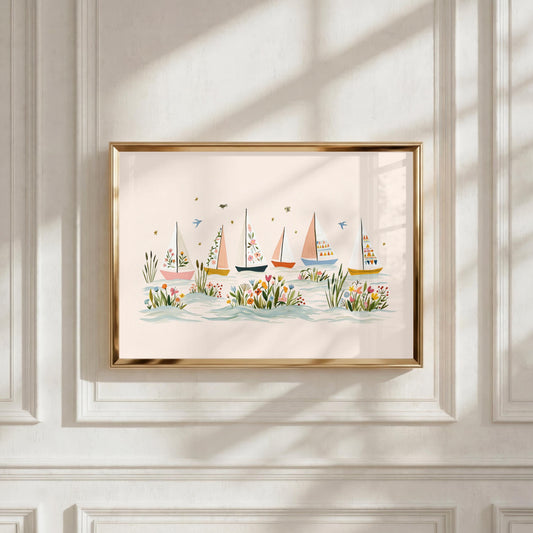 Whimsical Sailboat