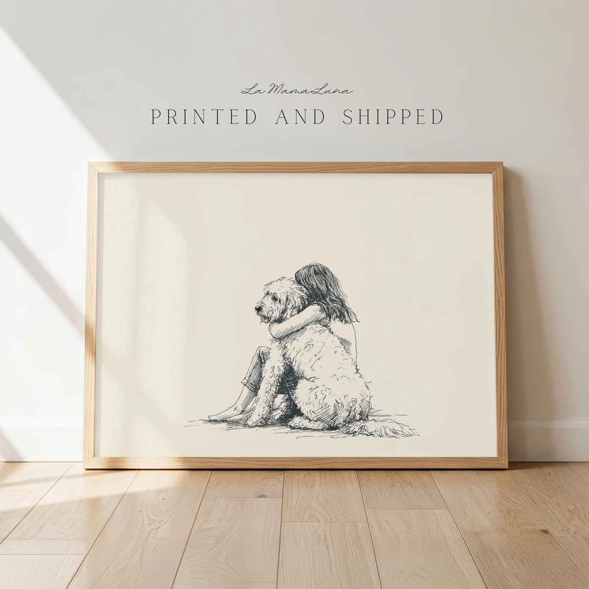 Girl & Goldendoodle