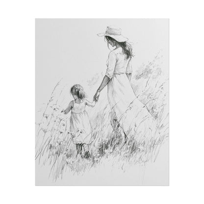 Mother Daughter Wall Art