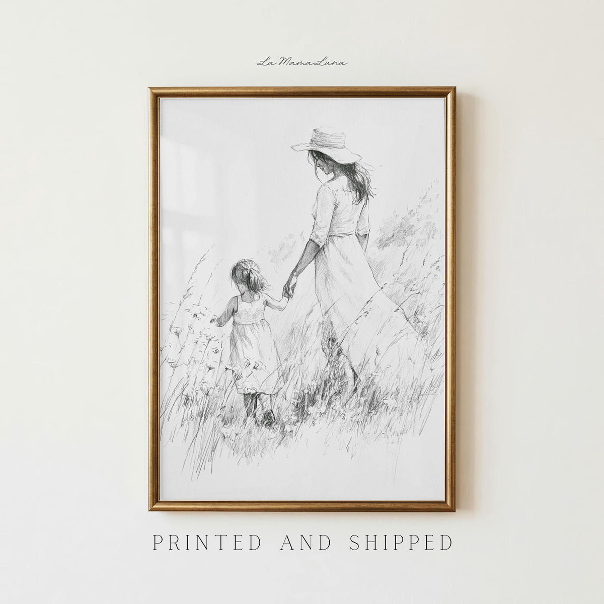 Mother Daughter Wall Art