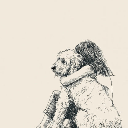 Girl & Goldendoodle