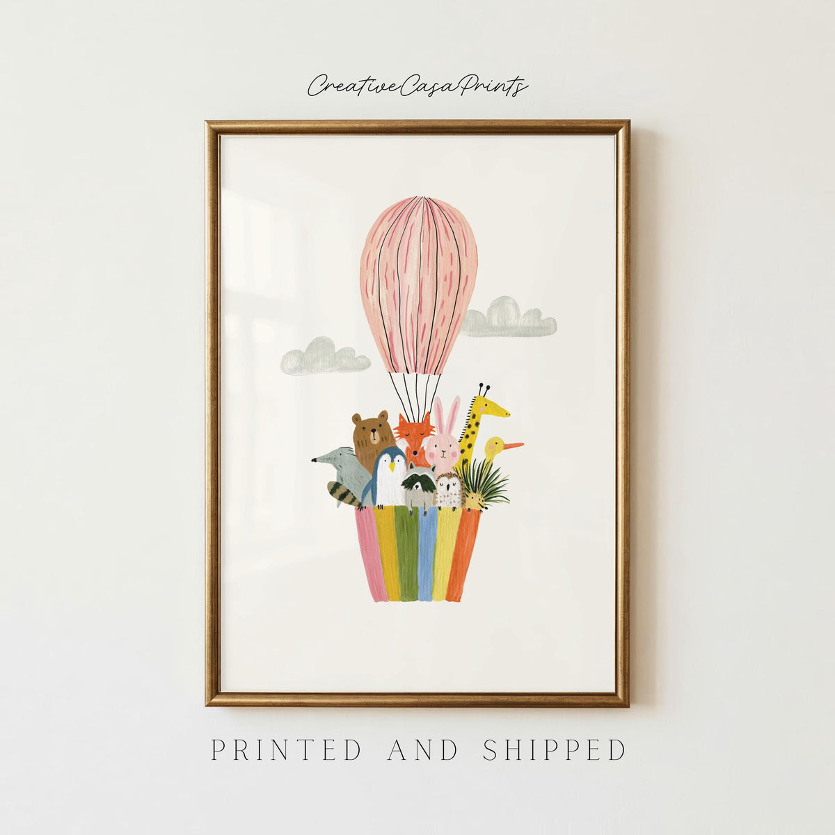 Woodland Animal Hot Air Balloon