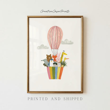Woodland Animal Hot Air Balloon