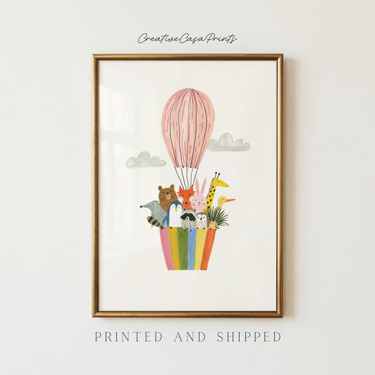 Woodland Animal Hot Air Balloon