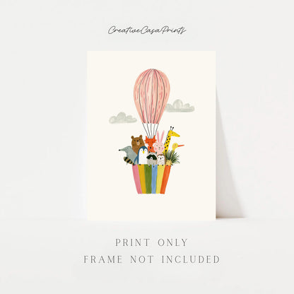 Woodland Animal Hot Air Balloon