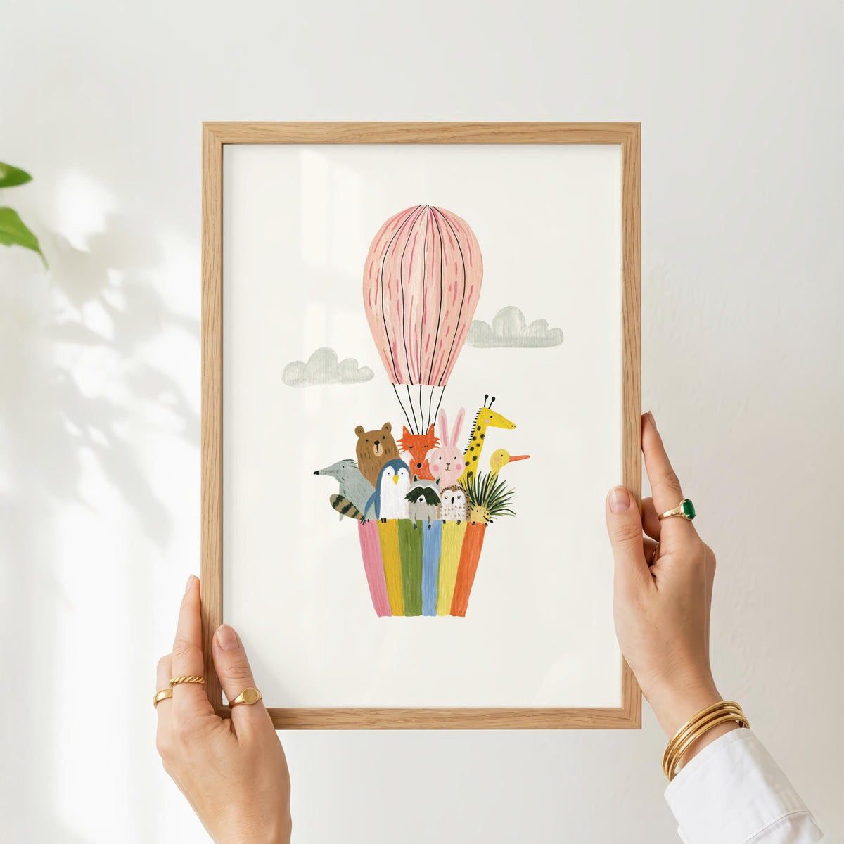 Woodland Animal Hot Air Balloon