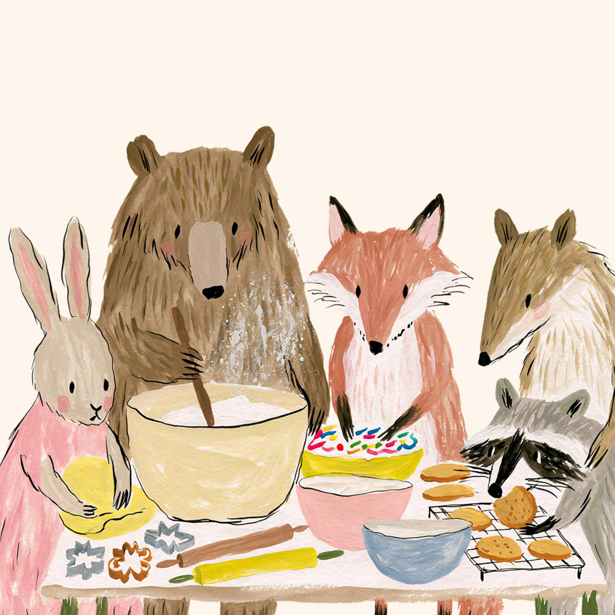 Woodland Animals Baking Party