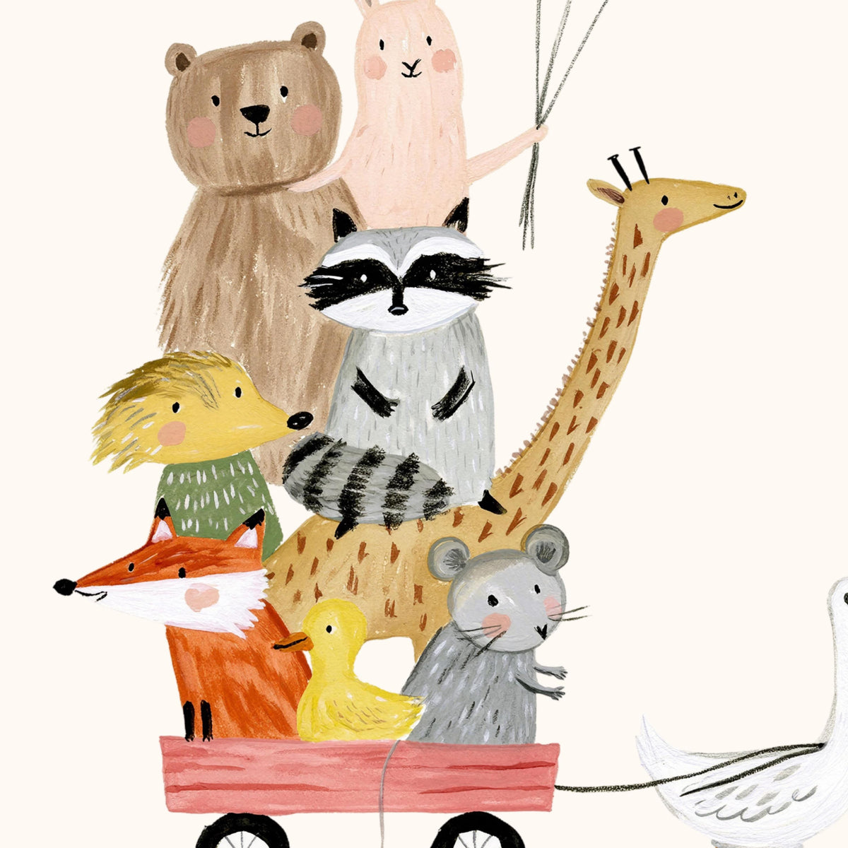 Woodland Animal Wagon Parade