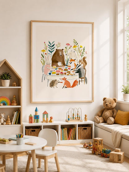 Woodland Animal Tea Party