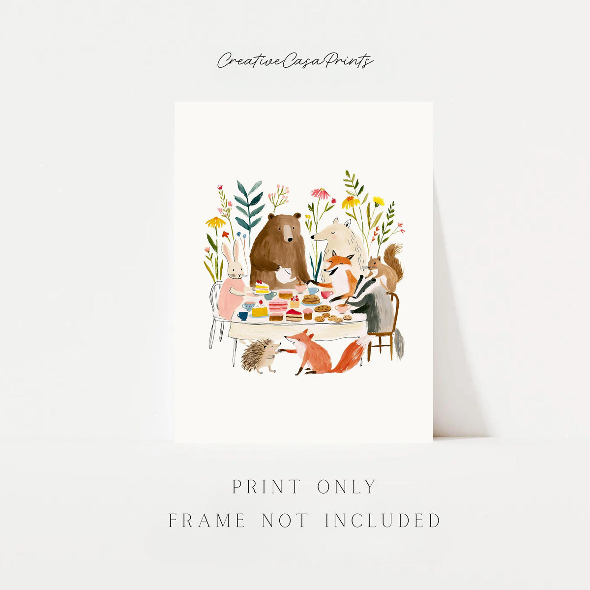 Woodland Animal Tea Party