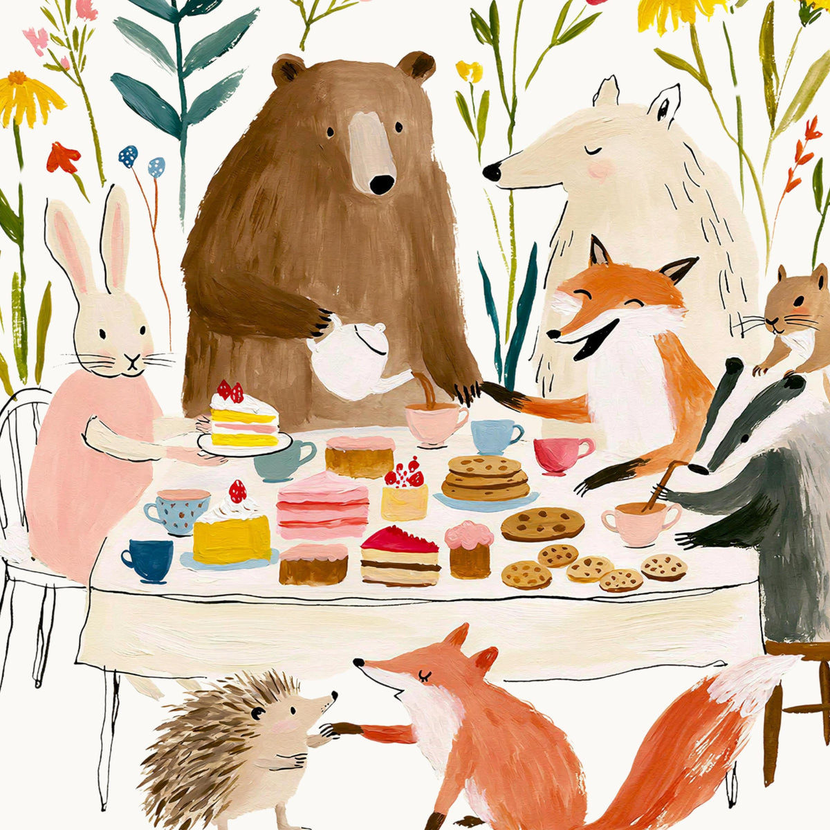 Woodland Animal Tea Party