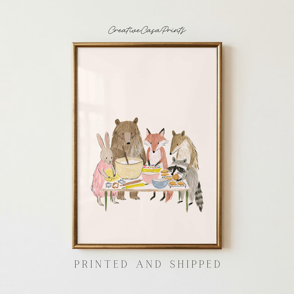 Woodland Animals Baking Party