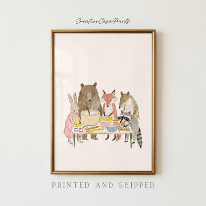 Woodland Animals Baking Party