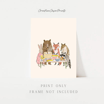 Woodland Animals Baking Party