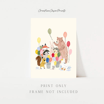 Woodland Balloon Party