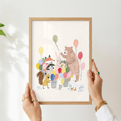 Woodland Balloon Party