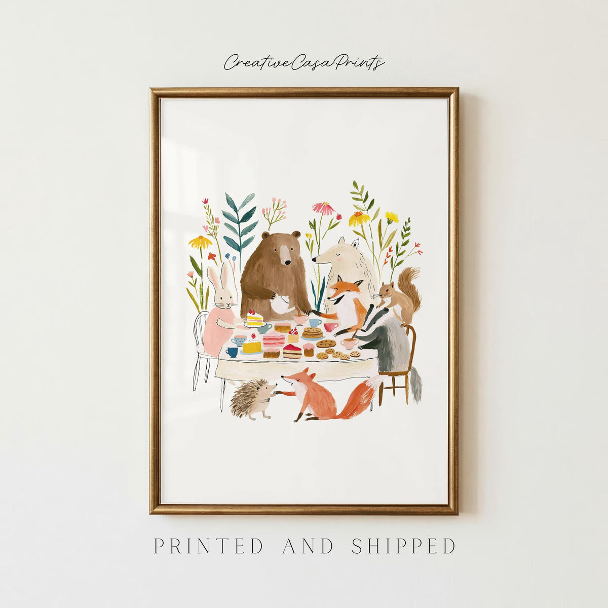 Woodland Animal Tea Party