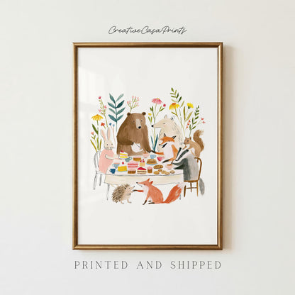 Woodland Animal Tea Party