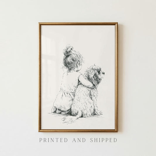 Girl & Cockapoo