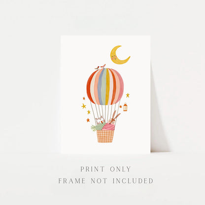 Woodland Sleepy Hot Air Balloon