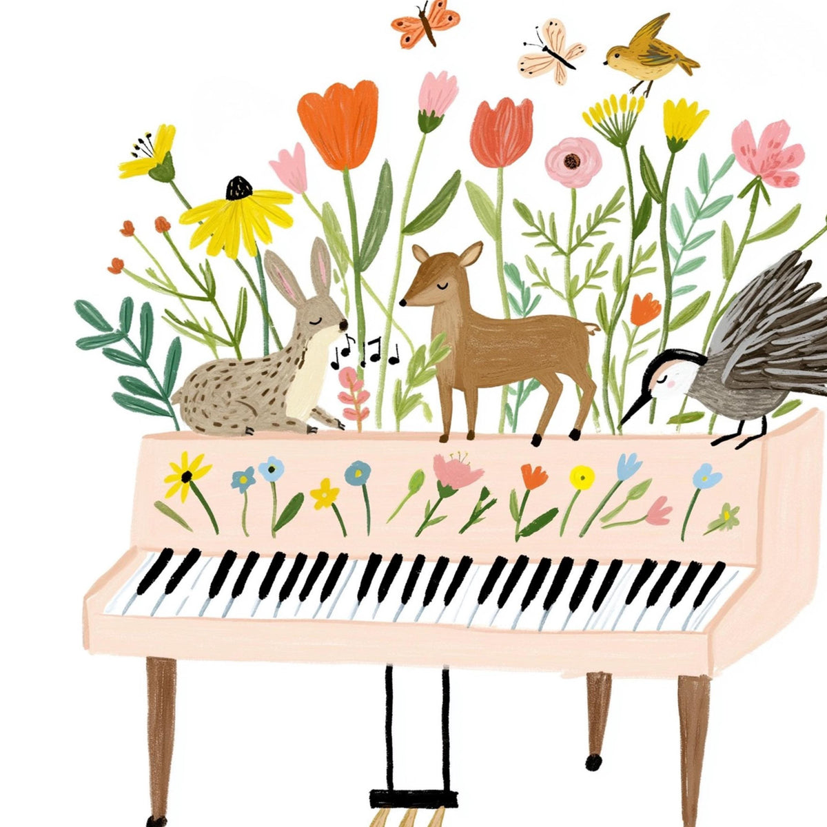 Woodland Animal Piano