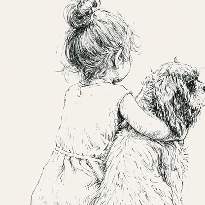 Girl & Cockapoo