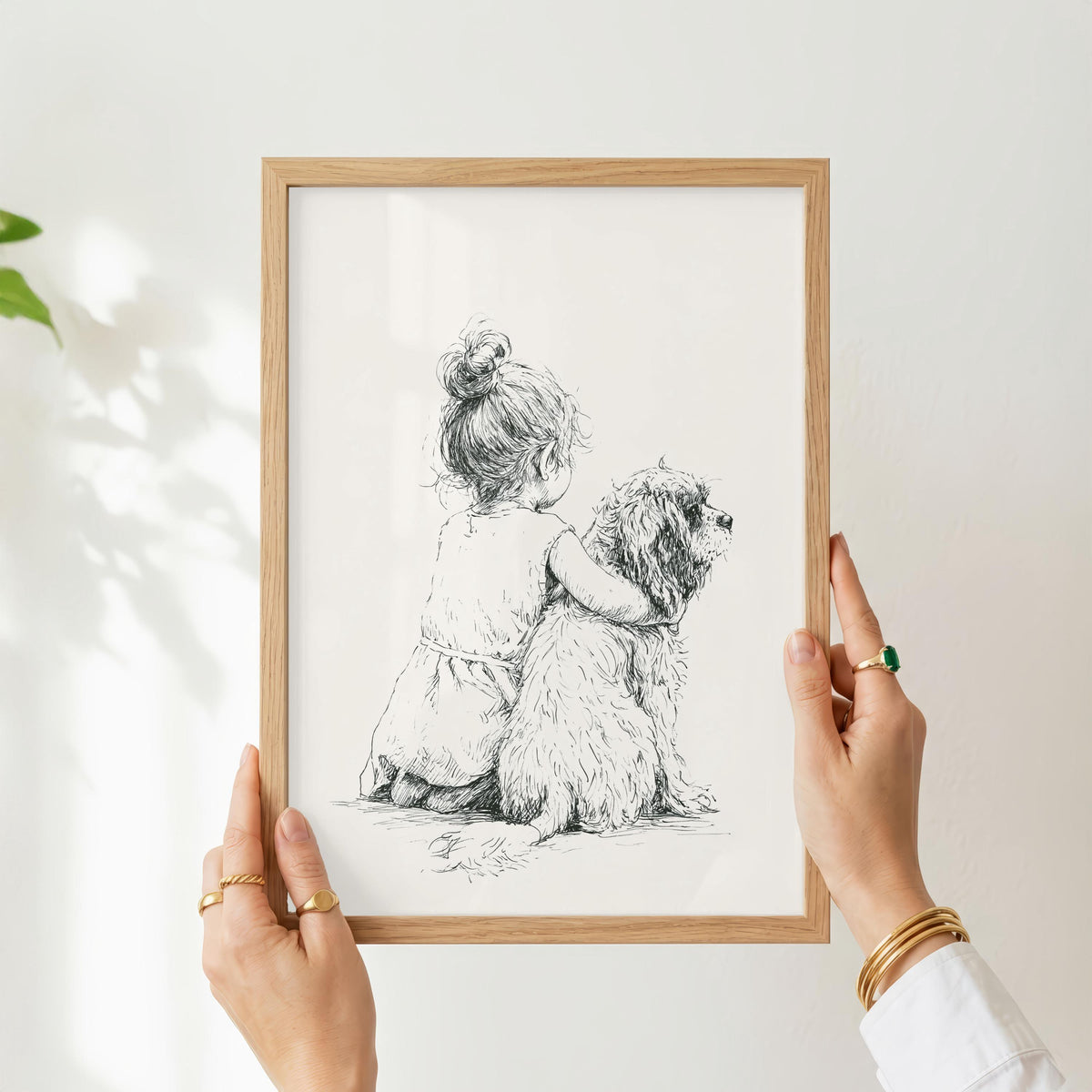 Girl & Cockapoo