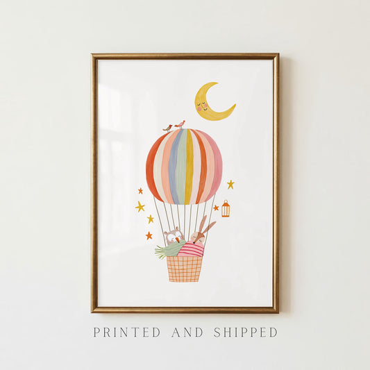 Woodland Sleepy Hot Air Balloon